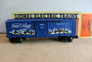 LIONEL LIMITED PRODUCTION- 52096 SNOW VILLAGE BOXCAR- 0/027 - NEW - B9