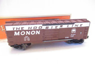 LIONEL - 19289 - 6464 MONON BOXCAR - 0/027 - D/C TRUCKS- NEW- HB1