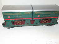 REA G SCALE - FLAT WITH TWO TRAILERS - METAL WHEELS/KNUCKLES -EXC. -SH