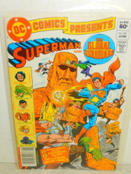 VINTAGE DC COMIC- SUPERMAN & THE GLOBAL GUARDIANS NO.46- JUNE 1982- GOOD- L5