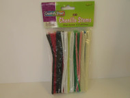 CREATIVITY STREET PKG 100 CHENILLE STEMS PIPE CLEANERS MULTI COLORS 6" NEW L22