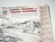 LIONEL POST-WAR- 1953 MINI CATALOG- MISSING COVERS - FAIR CONDITION- 12A