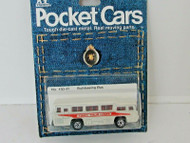 VTG TOMY 120-41 POCKET CARS DIECAST SIGHTSEEING BUS WHITE NEW 1974 TOUR LINES H3