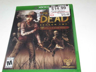 XBOX ONE- THE WALKING DEAD SEASON TWO W/CASE - VIDEO GAME- USED- W44