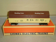 LIONEL STANDARD O SALE- 17405 READING GONDOLA WITH COIL COVERS- NEW- A1B