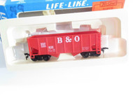 HO TRAINS VINTAGE LIFE-LIKE B & O HOPPER- LATCH COUPLERS- NEW IN THE BOX- S31C