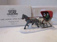 DEPT 56 59820 ONE HORSE OPEN SLEIGH ACCESSORY RETIRED L145