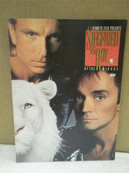 SIEGFRIED & ROY AT THE MIRAGE PROGRAM- 1991- GOOD CONDITION- BB9