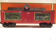 LIONEL CHRISTMAS 39249- 2003 LRRC CHRISTMAS BOXCAR - BOXED- LN - 0/027- HB1S