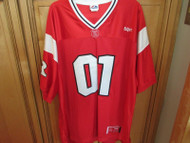 MAJESTIC MENS JERSEY RUTGERS SCARLET KNIGHTS #01 RED XL LotD