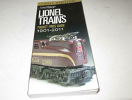GREENBERG'S - POCKET PRICE GUIDE FOR LIONEL TRAINS 1901-2011 - EXC INFO - H15