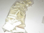 LARGE BAG OF WHITE SQUARE BUILDING PIECES-- EXC- H56-