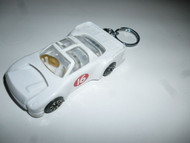 H2B OLDER WHITE SPORTS CAR #16 KEYCHAIN- EXC. CONDITION