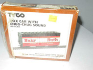 HO TRAINS VINTAGE TYCO #902- BOXCAR W/CHUG-CHUG SOUND- BOXED - NEW- S31RR