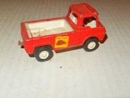VINTAGE DIECAST - TOOTSIETOY-- RED FIRE CHIEF FLATBED TRUCK - FAIR - J81