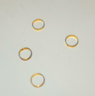 LIONEL PARTS- FOUR BRASS O RINGS- NEW - 06