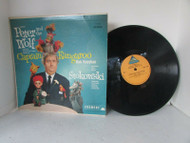 PETER AND THE WOLF CAPTAIN KANGAROO RECORD ALBUM EVEREST 3043 AS IS