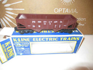 VINTAGE K-LINE TRAINS - K-5312 PENNSYLVANIA HOPPER- 027- BOXED- EXC- B2P