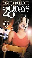 28 DAYS STARRING SANDRA BULLOCK COLUMBIA 2000 VHS VIDEO TAPE L42F