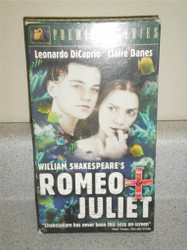 VHS MOVIE- ROMEO & JULIET- LEONARDO DECAPRIO- USED- L50