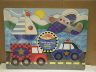 MELISSA & DOUG- #4321 VEHICLES TOUCH AND FEEL PUZZLE- NEW