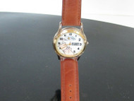 RELIC WATCH ZR-96045 DILBERT BROWN LEATHER BAND AS IS LotD