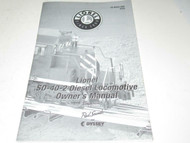 LIONEL SD-40-2 DIESEL LOCO OWNERS MANUAL - EXC. - M41