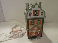 VTG HOLIDAY EXPRESSIONS COLLINS LIGHTED LIBRARY BUILDING 7.75"