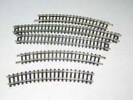 N SCALE- FIVE CURVE TRACK SECTIONS - SOME ATLAS/TRIX- GOOD- SR138