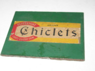 AMERICAN FLYER POST-WAR CHICLETS SIGN FROM NEW-STAND- FAIR- W57