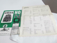 HO TRAINS VINTAGE ATLAS 1975 HO / N / O CATALOG W/PRICE SHEET- M55