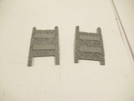 MPC LIONEL ORIGINAL GREY 'O' GAUGE 1/2 STRAIGHT ROADBED- 2 SECTIONS- NEW-