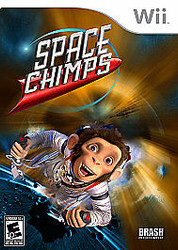 VIDEO GAME---NEW--SPACE CHIMPS--SEALED