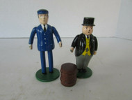 ERTL DIECAST THOMAS THE TANK FIGURES SIR TOPHAM HAT & CONDUCTOR 1990 L9