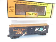 MTH TRAINS 30-7460- 2000 NEW YEAR'S BOXCAR- 2 DIFFERENT SIDES - 0/027- LN- D1B