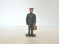 VINTAGE DIECAST LEAD FIGURE TRAIN ATTENDANT PORTER MADE IN ENGLAND 2.25" M41