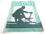 LIONEL PRE-WAR 'THE LIONEL MAGAZINE' - APRIL 1934 - FAIR - W14