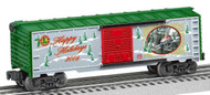 LIONEL CHRISTMAS - 25066 - 2009 ANNUAL CHRISTMAS BOXCAR- 0/027 NEW -S28