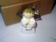 CHRISTMAS ORNAMENTS WHOLESALE- LITTLE ANGELS- 'MARIAH' - (6) - NEW -S1