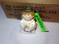 CHRISTMAS ORNAMENTS WHOLESALE- LITTLE ANGELS- 'MADELINE' - (6) - NEW -S1