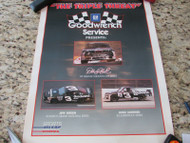 GOODWRENCH SERVICE PRESENTS TRIPLE THREAT POSTER PRINT CAR RACING EARHARDT