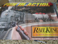 RAILKING M.T.H. TRAINS FUN IN ACTION POSTER PRINT 39"X27" AS IS