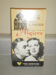 VHS MOVIE- ALGIERS- CHARLES BOYER, HEDY LAMARR- GOOD CONDITION- L44