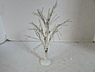WHITE TREE WIRED FOR POSITIONING 8.25"H LANDSCAPE ACCESSORY
