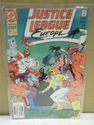 VINTAGE DC COMIC- JUSTICE LEAGUE EUROPE #27- JUNE 1991- NEW- E11