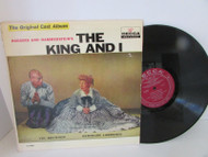 THE KING AND I ORIGINAL CAST ALBUM DECCA 9008 RECORD ALBUM L114H