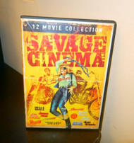 DVD- SAVAGE CINEMA - 3 DISC SET- DVD AND CASE - USED - FL2
