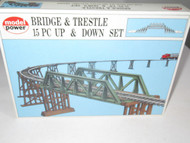 HO VINTAGE MODEL POWER #79- BRIDGE & TRESTLE 15 PC SET -SEALED- NEW - W18