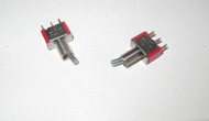 SWITCHES - TWO MINI TOGGLE SWITCHES(F) - 3 CONTACTS IN THE BACK- NEW -M61