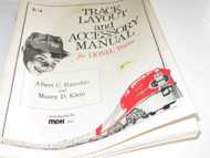 VINTAGE K-LINE TRAINS - K-4 TRACK LAYOUT AND ACCESSORY MANUAL BOOK- FAIR-W10
